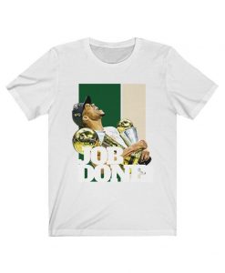 Giannis Antetokounmpo Milwaukee Bucks Championship Job Done t shirt