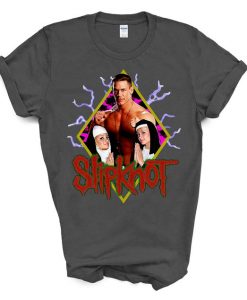 John Cena Paris and Nicole Nuns Slipknot funny t shirt RJ22