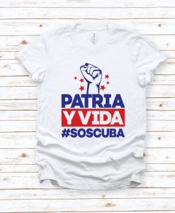 Patria Y Vida #SOS Cuba t shirt RJ22