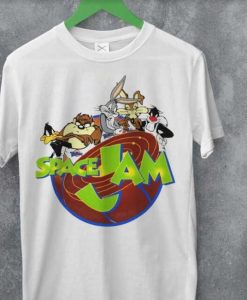 Space Jam Bugs Looney Tunes Vintage Logo 1996 t shirt