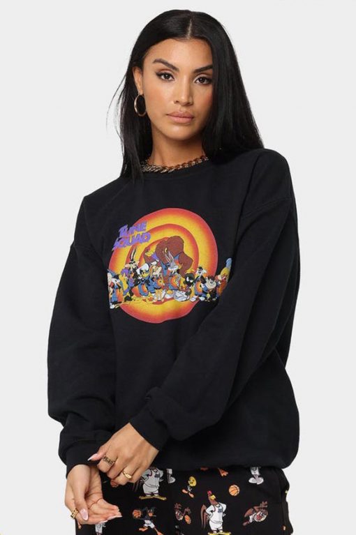 Vintage NBA Squad Line Up Space Jam sweatshirt