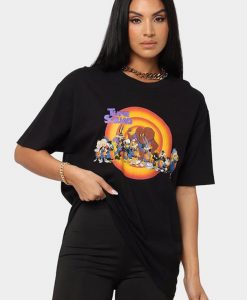 Vintage NBA Squad Line Up Space Jam t shirt