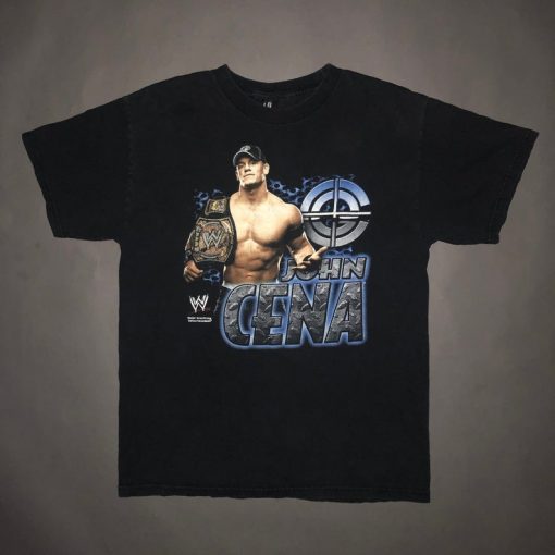 Vintage WWE John Cena Wrestling 2007 WWF Champion t shirt