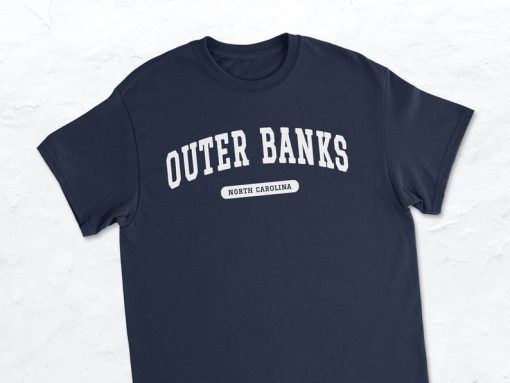 Outer Banks North Carolina College Style t shirt