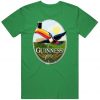 St Patricks Day Guinness Toucan Extra Stout Old Label Fan Cool Beer t shirt