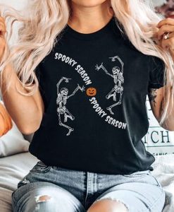 Dancing Skeleton Spooky Season t shirt