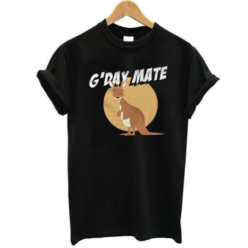 Australia T Shirt, Kangaroo Shirt, G'Day Mate Kangaroo t shirt