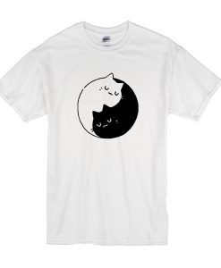 Yin Yang Cats Kittens t shirt