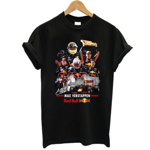 2020 Max Verstappen Red Bull Motorsports Signature t shirt