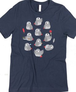 African Grey Parrot Loafs t shirt