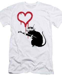 Banksy Love Rat t shirt