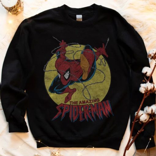 Marvel The Amazing Spider-Man Vintage Jump Logo sweatshirt