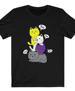 Pride Kittens t shirt , Nonbinary Christmas Gifts, Non Binary LGBT