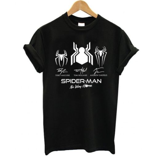 Spider Man No Way Home Signature t shirt