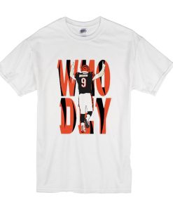 Cincinnati Bengals Joe Burrow Who Dey t shirt