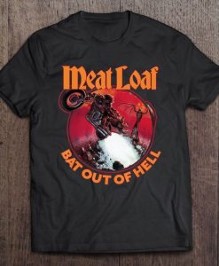 Meat Loaf Bat Out Of Hell t shirt