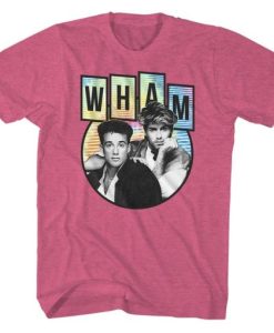 Wham Rainbow Circle t shirt