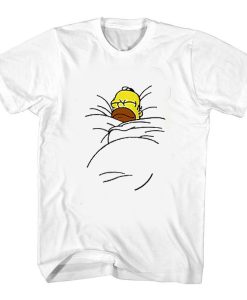 Homer Simpson Sleeping t shirt