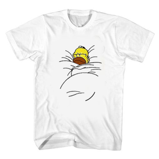Homer Simpson Sleeping t shirt