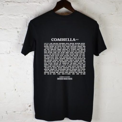 Coachella 2022 t shirt back