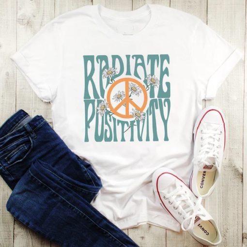 Radiate Positivity Floral t shirt