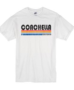 Vintage 1980s Style Coachella CA 2022 t shirt