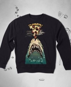 Jaws Pizza sweatshirt