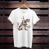 Jesus Riding Dinosaur t shirt