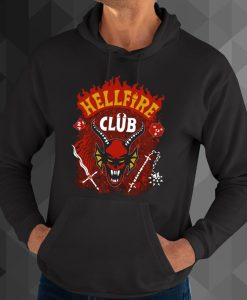 Stranger Things 4 Hellfire Club Baseball hoodie