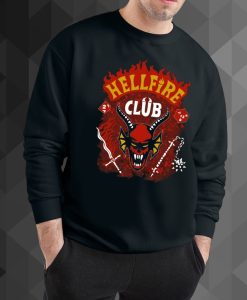 Stranger Things 4 Hellfire Club Baseball sweatshirt