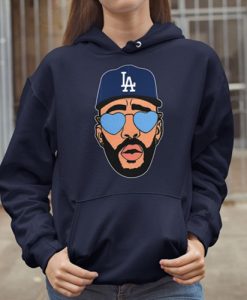 Bad Bunny Dodgers hoodie, Los Angeles Dodgers