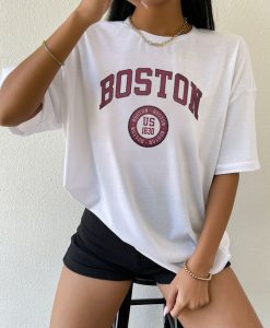 Boston graphic t shirt