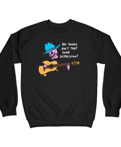 Skull Cowboy Guitar Boi Howdy sweatshirt