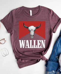 Wallen Bullhead t shirt, Cowboy Wallen Shirt