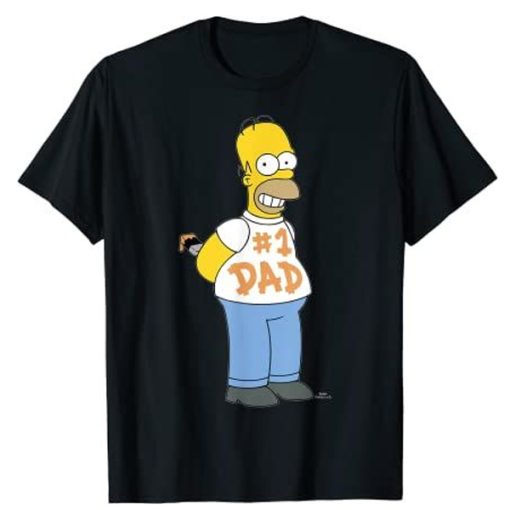 The Simpsons Homer Number 1 Dad Father's Day t shirt