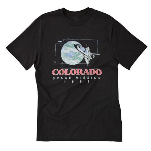 Colorado Space Mission 1992 t shirt RJ22