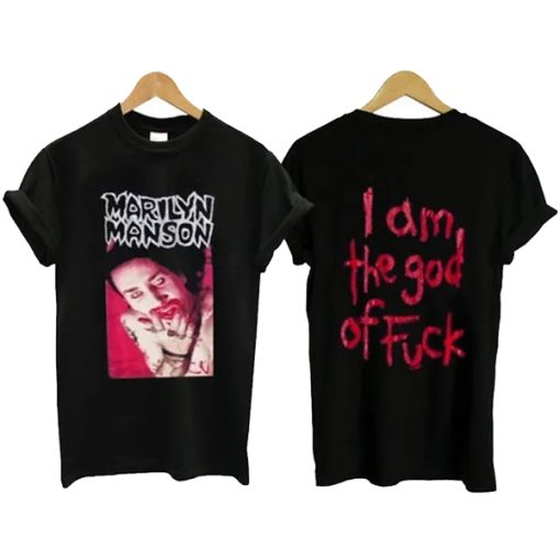 Marilyn Manson I am The God of Fuck t-shirt