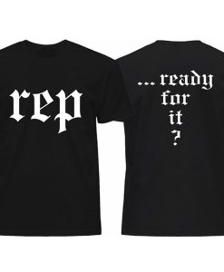 Taylor Swift Reputation Album t shirt twoside