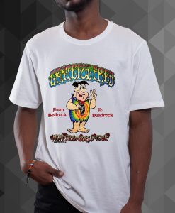 Vintage 1994 90s Fred Flintstone Grateful Dead t shirt RJ22