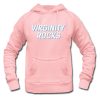 Virginity Rocks Light Pink hoodie