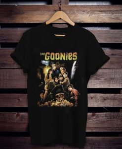 THE GOONIES Black awesome t shirt