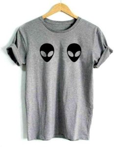 Alien Boobs t shirt