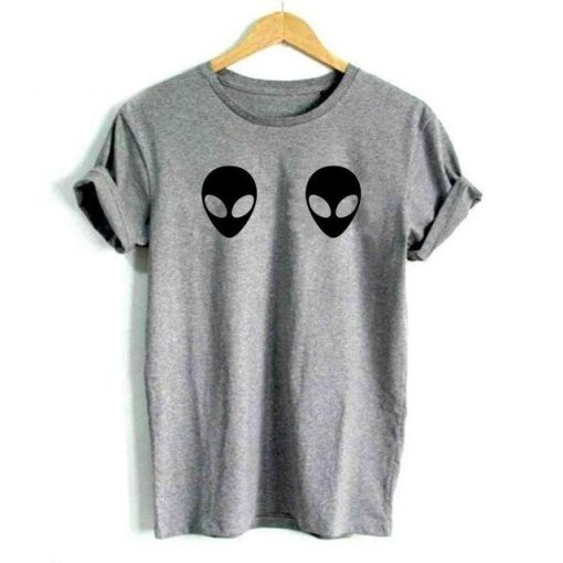 Alien Boobs t shirt