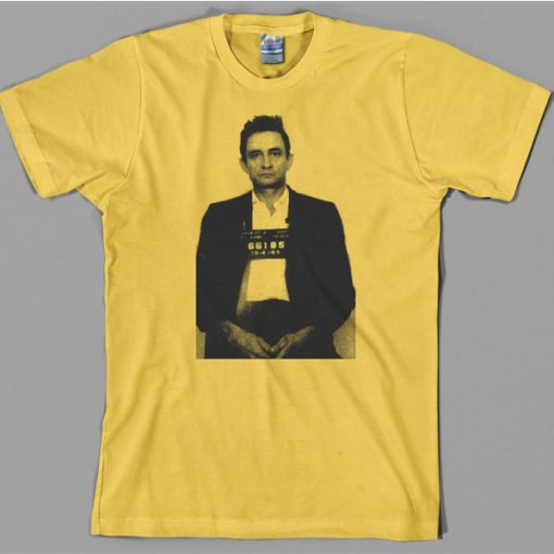 Johnny Cash Mugshot t shirt