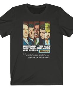 Oceans 11 Rat Pack Film 1960 Movie Poster t shirt