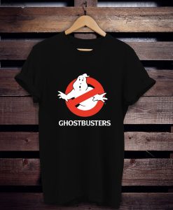 Ghostbusters logo black t shirt