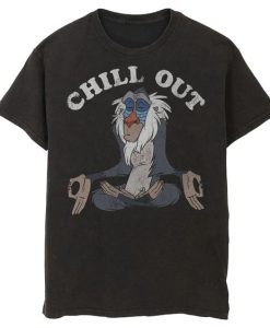 Lion King Rafiki Chill Out Meditation t shirt