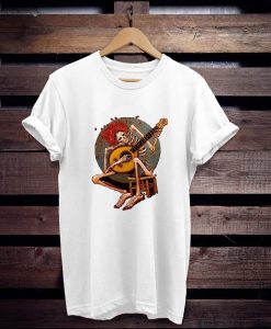 Vintage Grateful Dead Skeleton Rockin Guitar t shirt