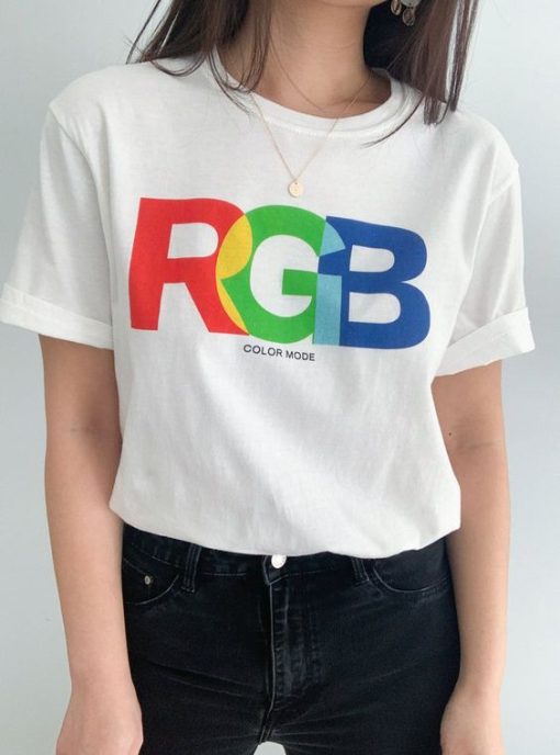 RGB color mode t shirt