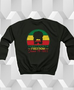 Juneteenth Black Freedom Sweatshirt dv